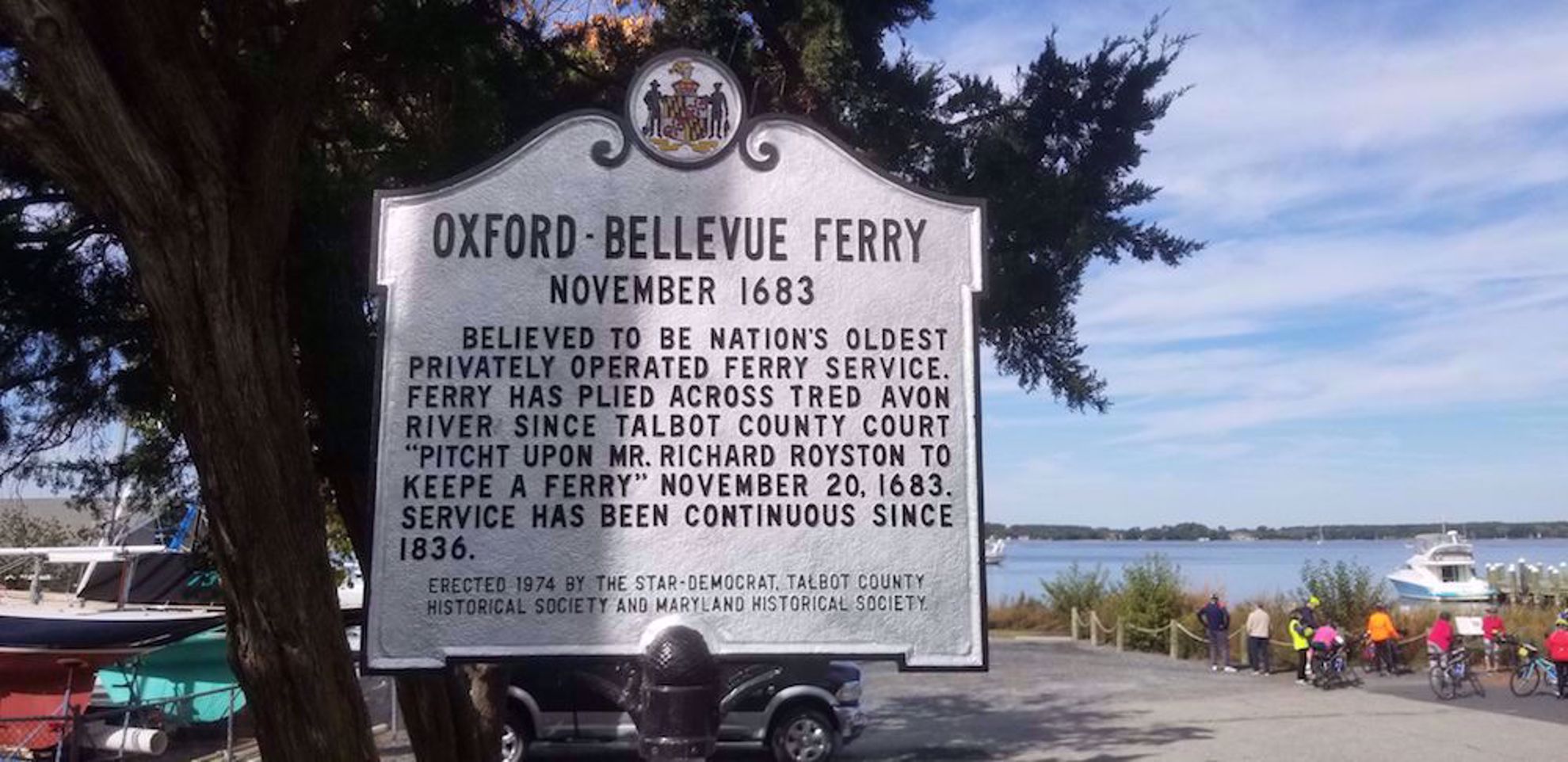Oxford ferry sign