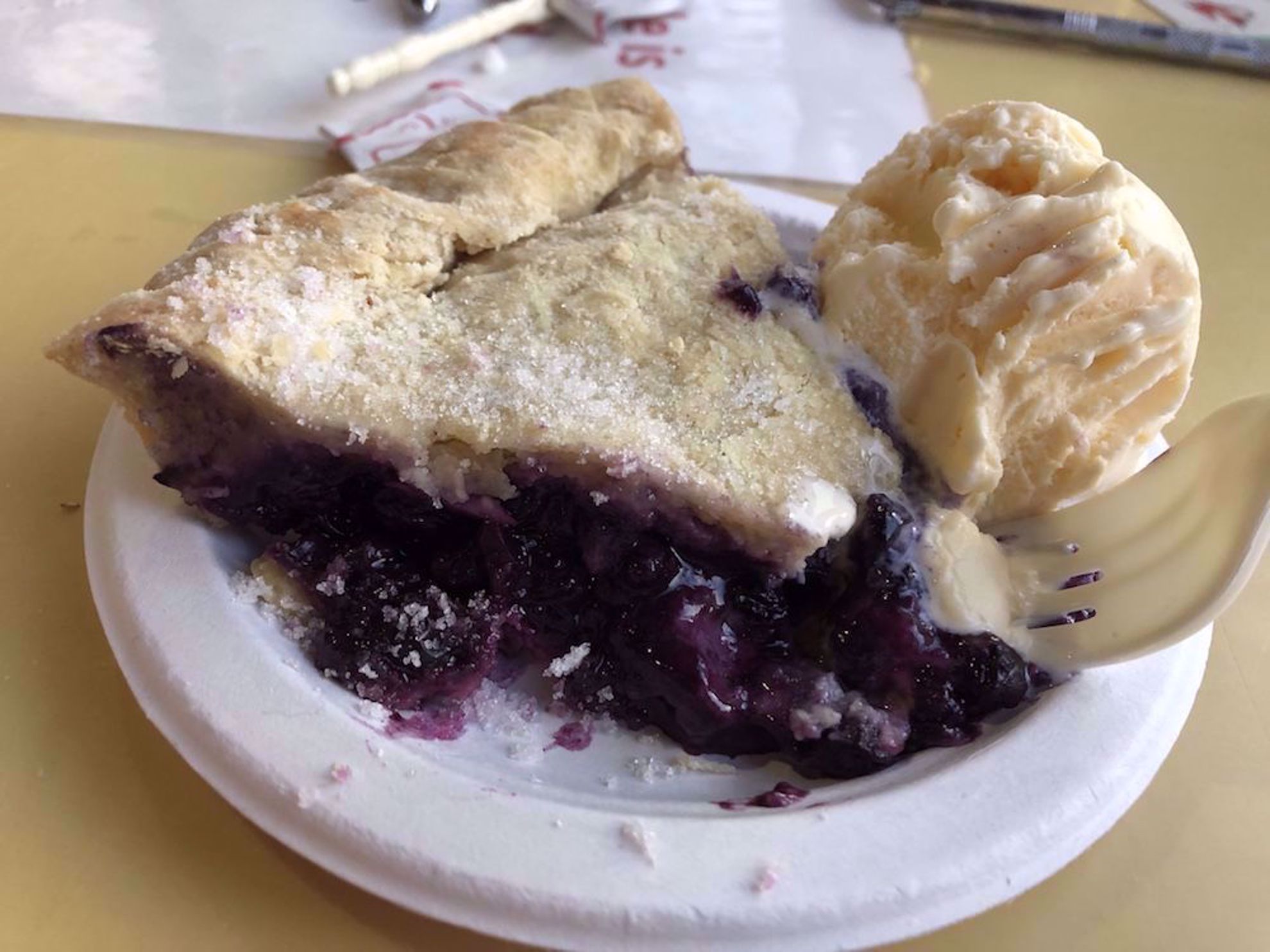 Maine Blueberry pie