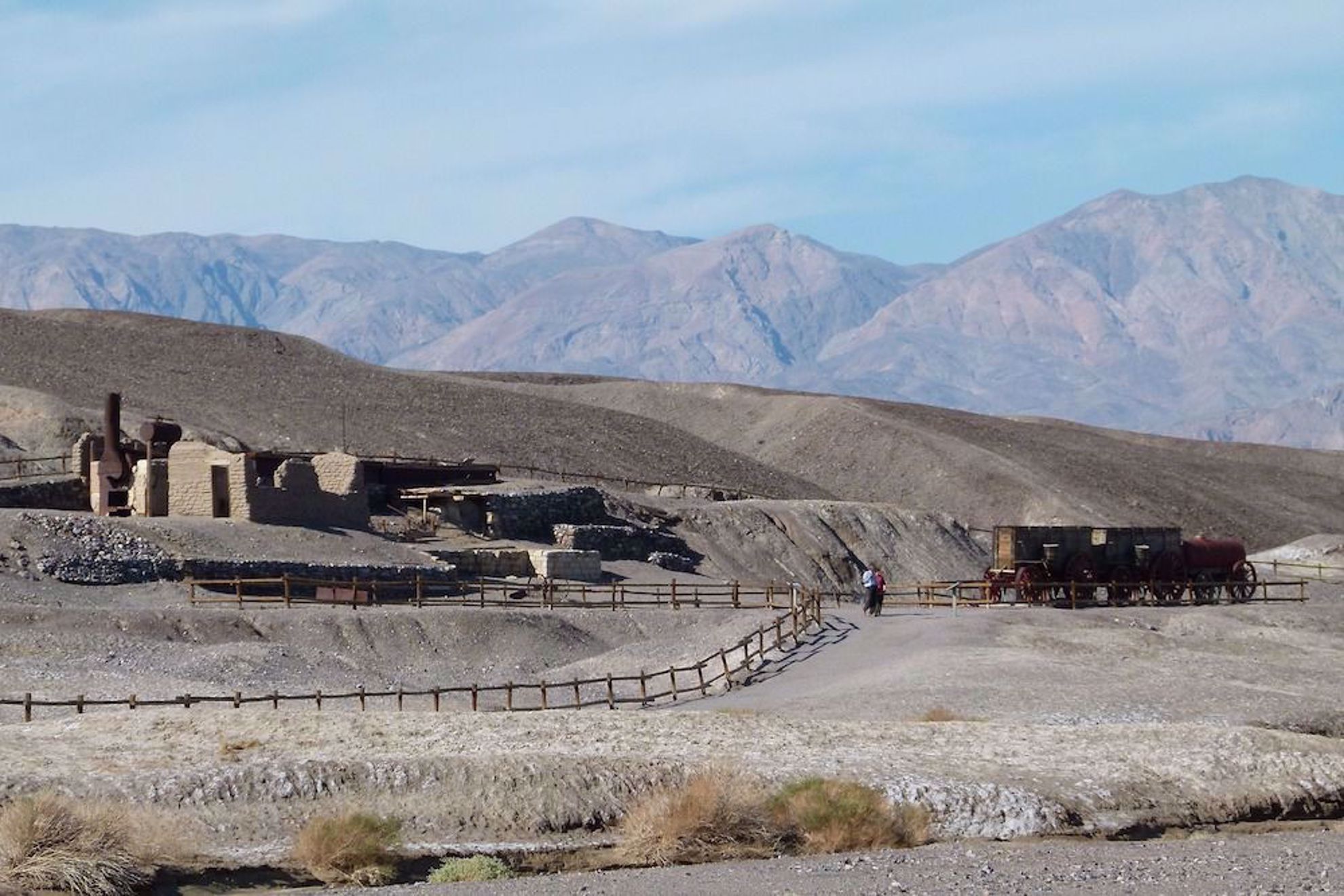 Harmony borax works, Death Valley