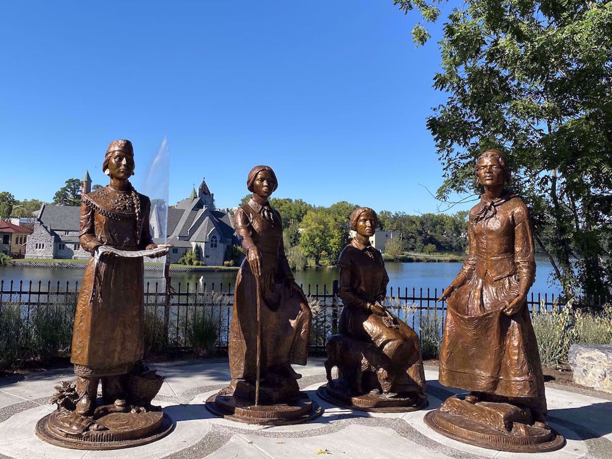 Women's Rights National Historical Park statues