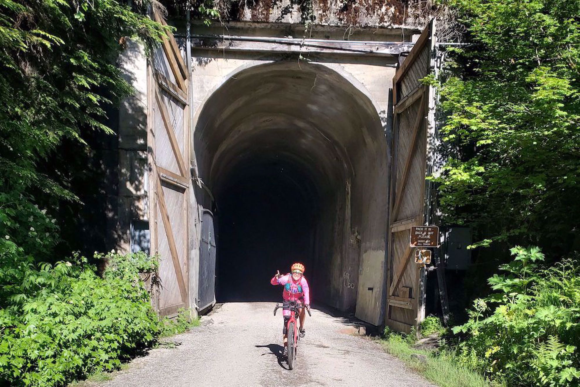 Tunnel on the trail 