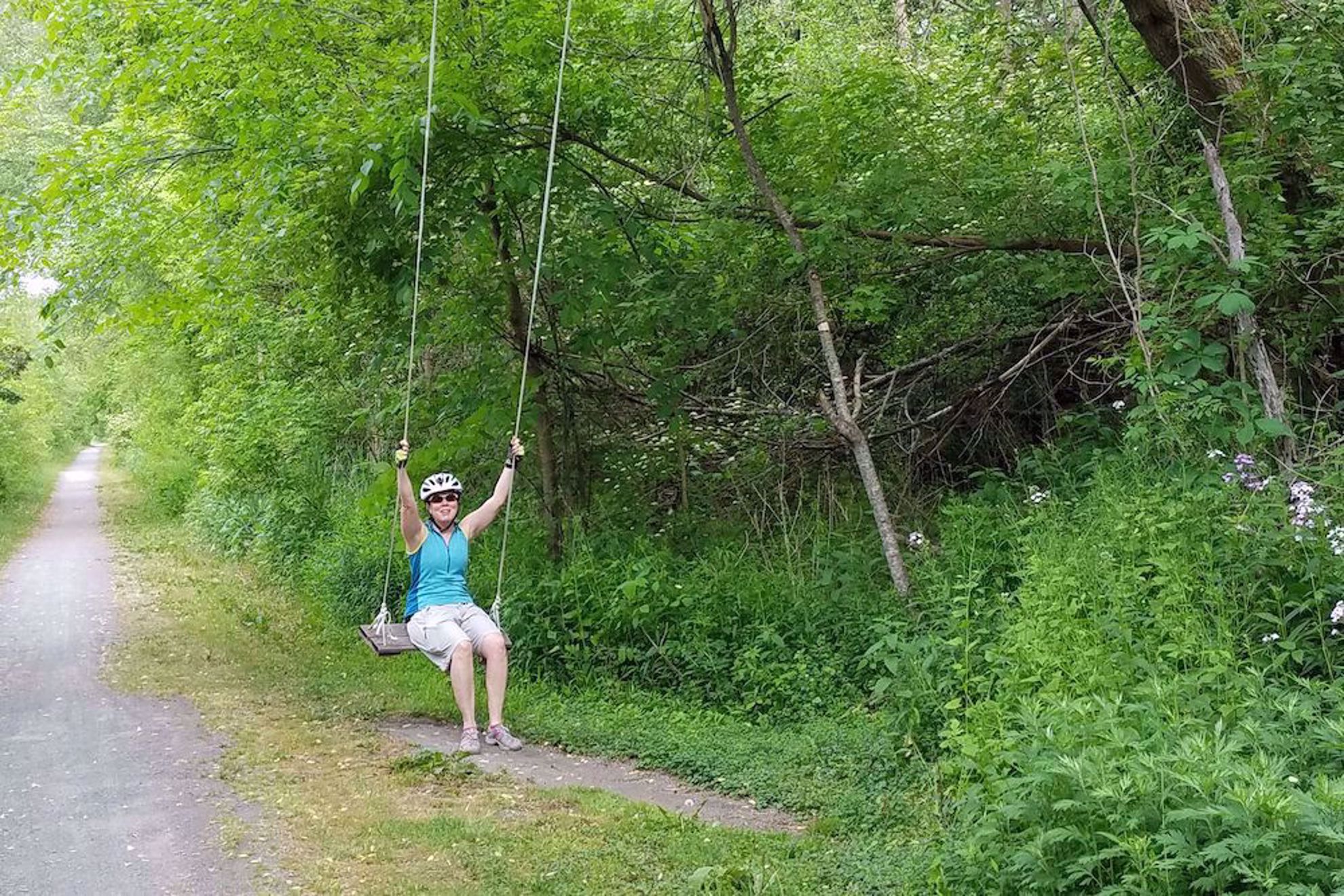 Swing along the Erie Canalway Trail