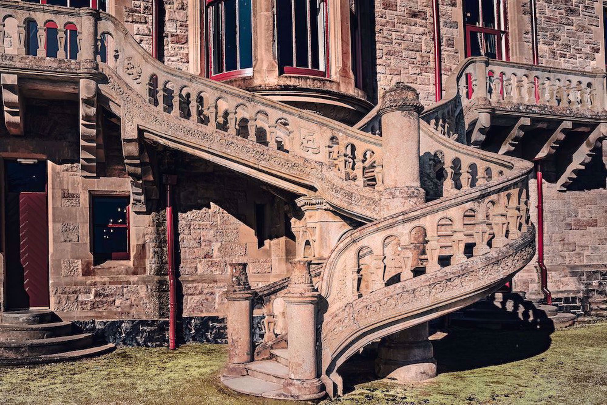 Detail of castle staircase Belfast