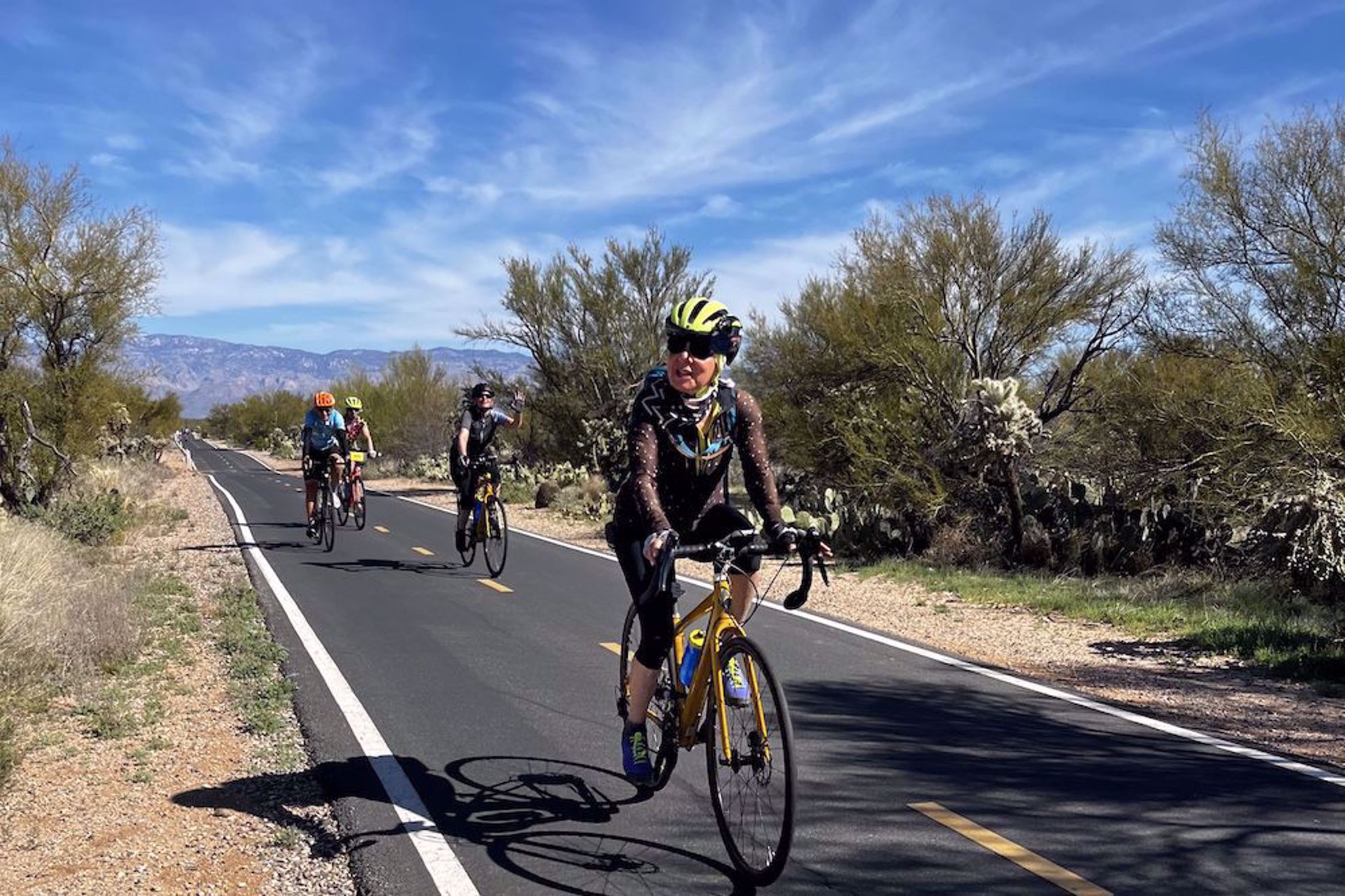Riding along Tucson Valley