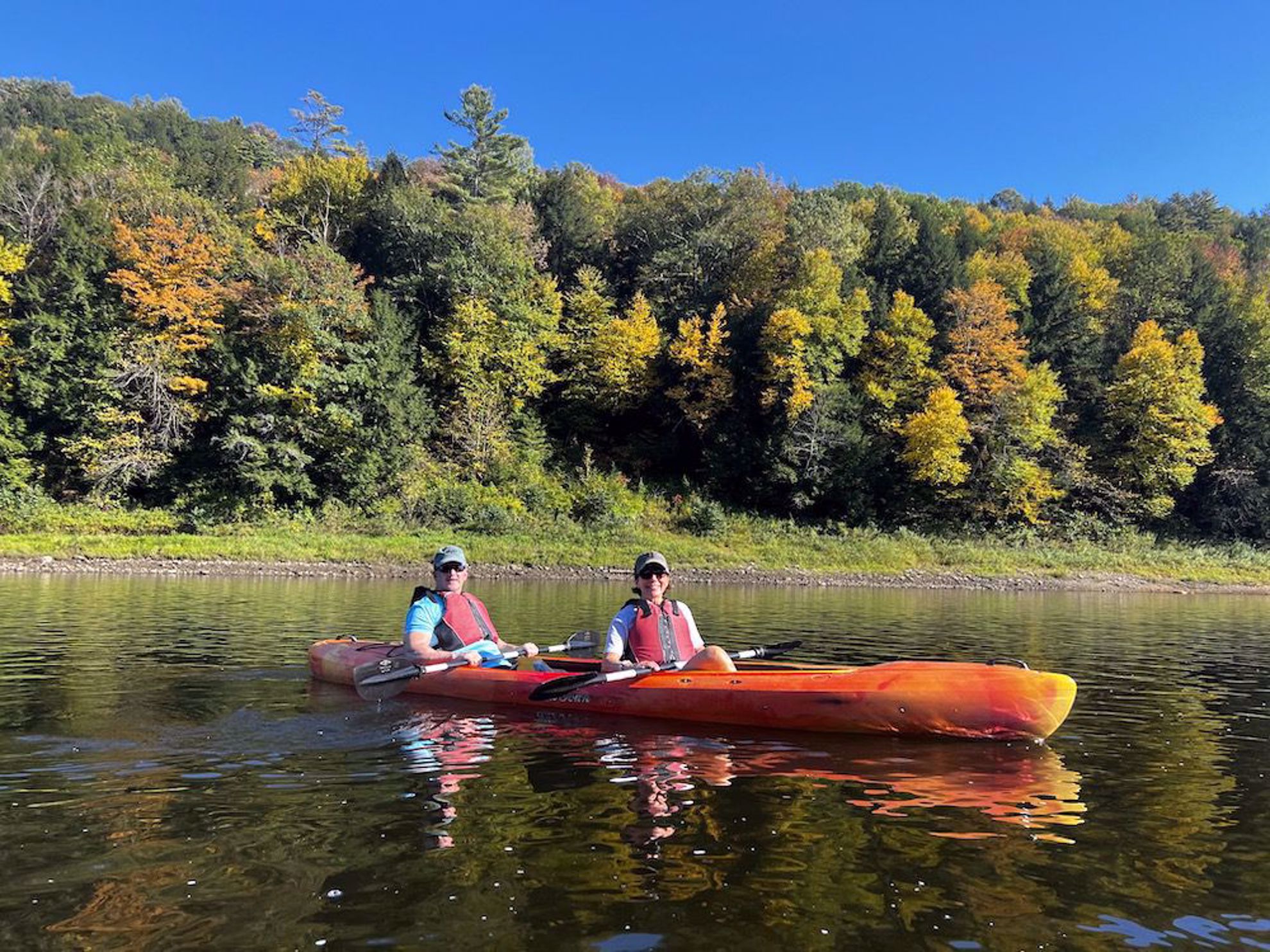 Kayaking on the Connecticut River
