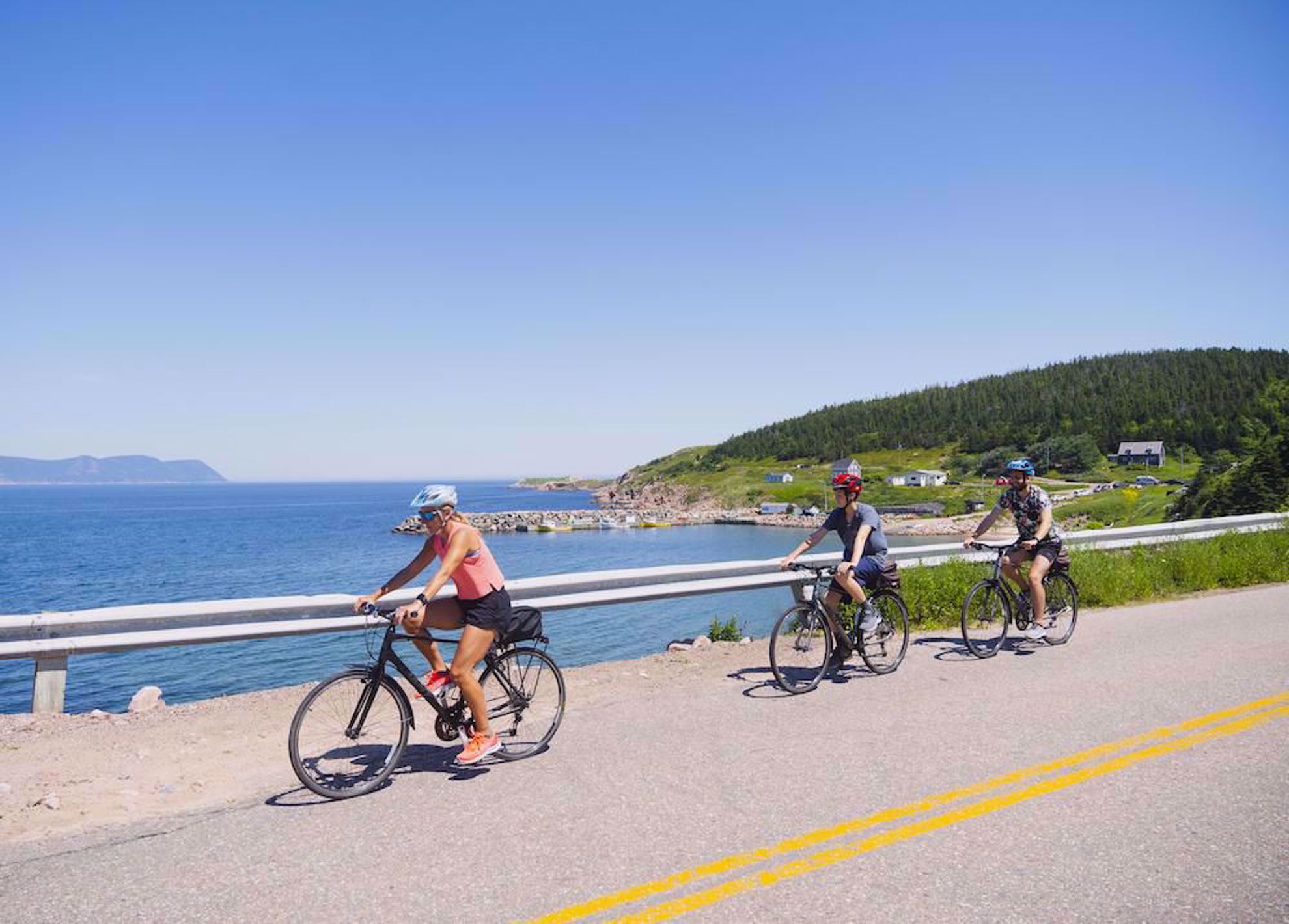 Riding along the cabot trail 