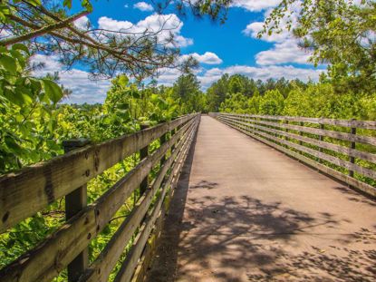 Silver Comet Trail wooden crossing