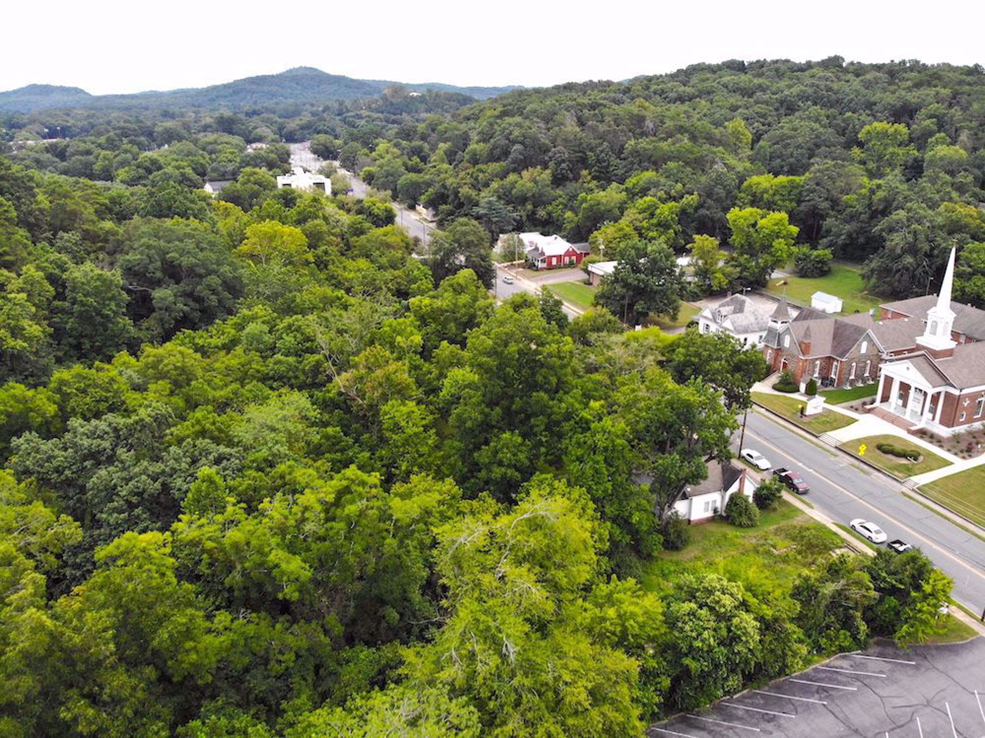 Rockmart drone view