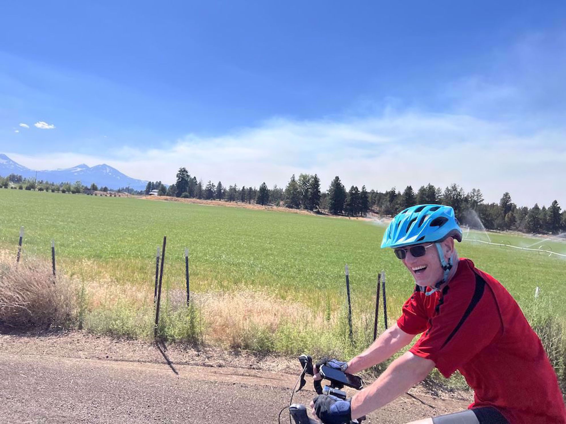 biking in the valley Oregon